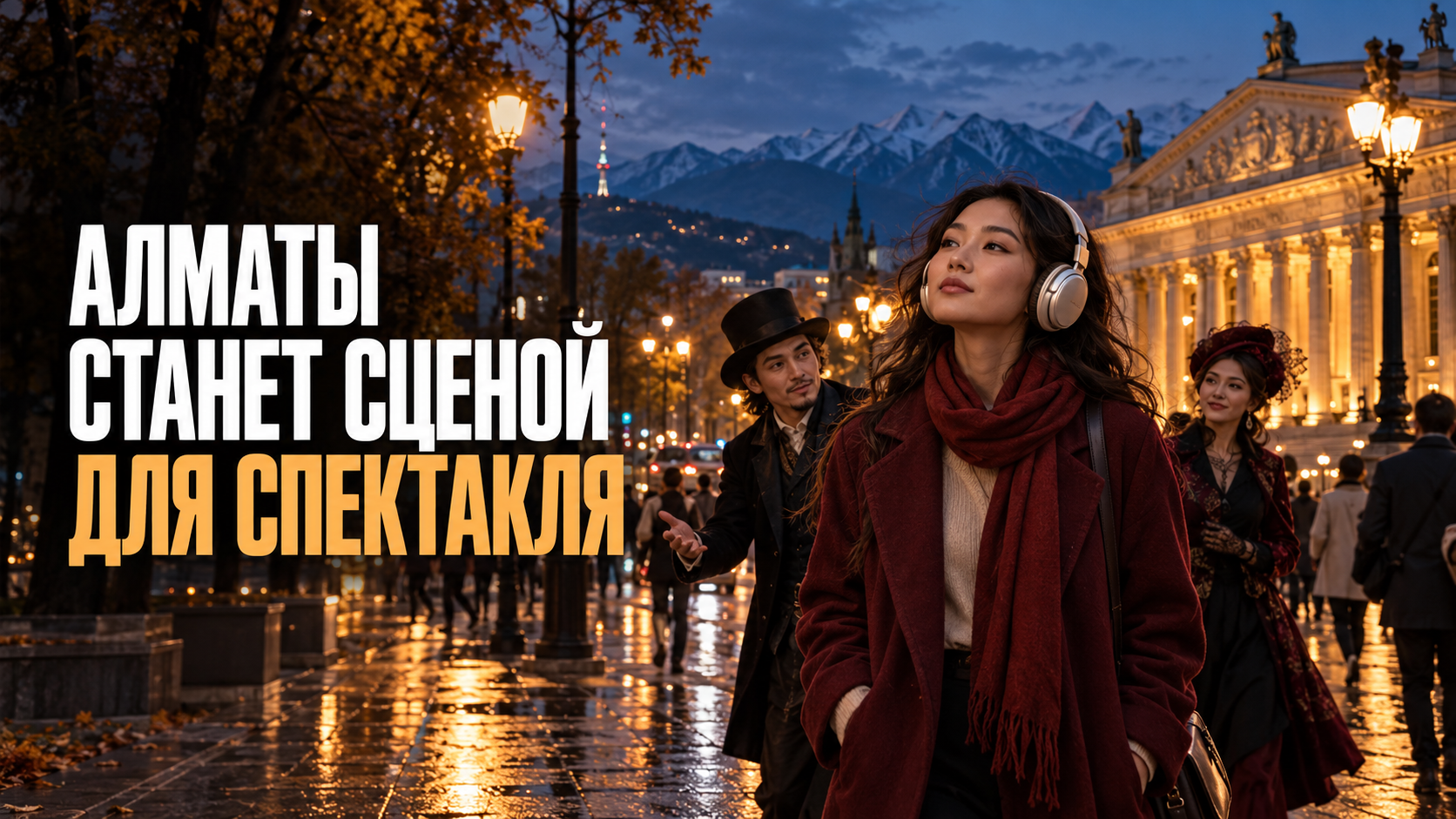 В Алматы пройдет спектакль, в котором сценой станет сам город