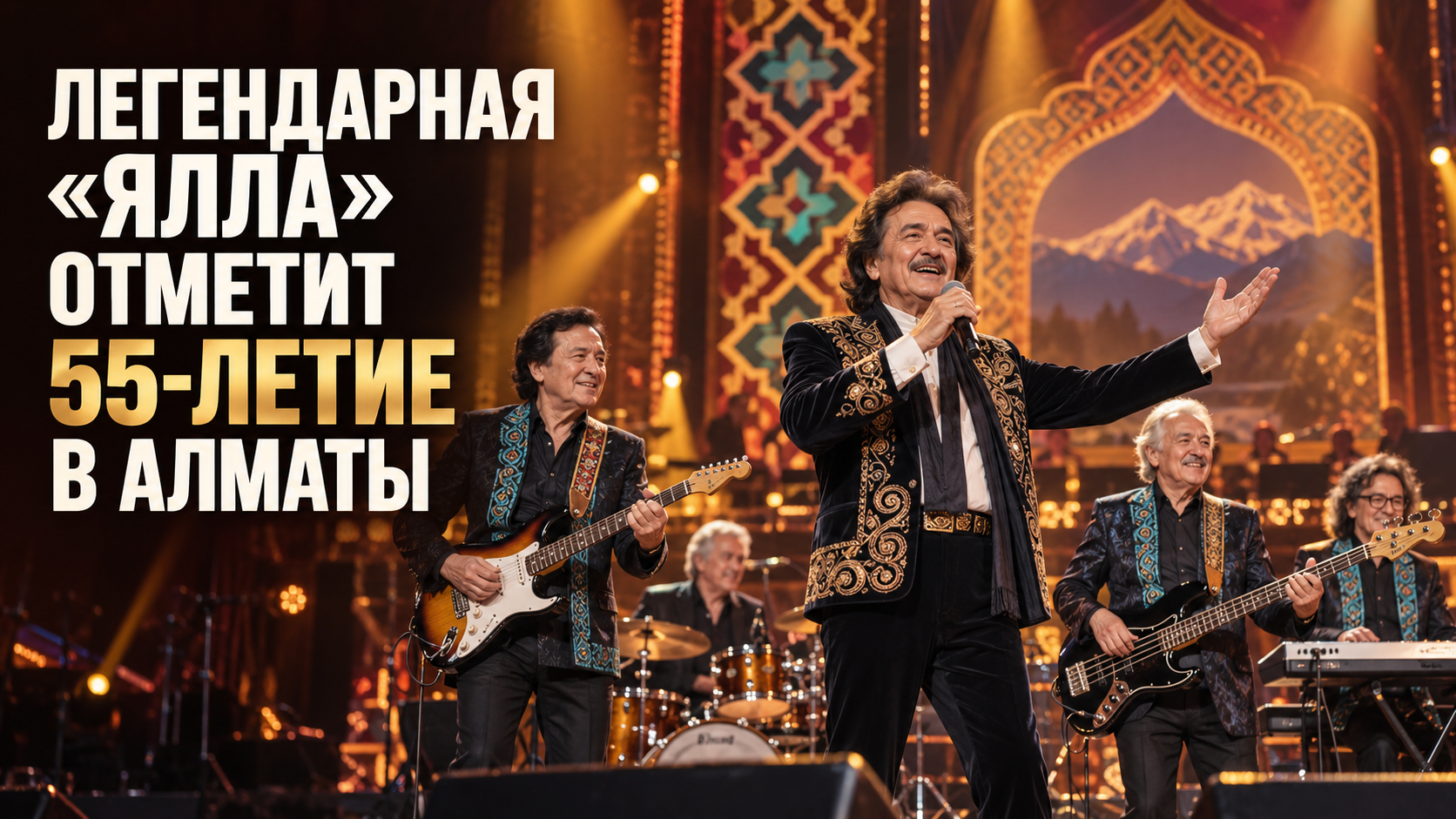 Легендарная «Ялла» отметит 55-летие в Алматы