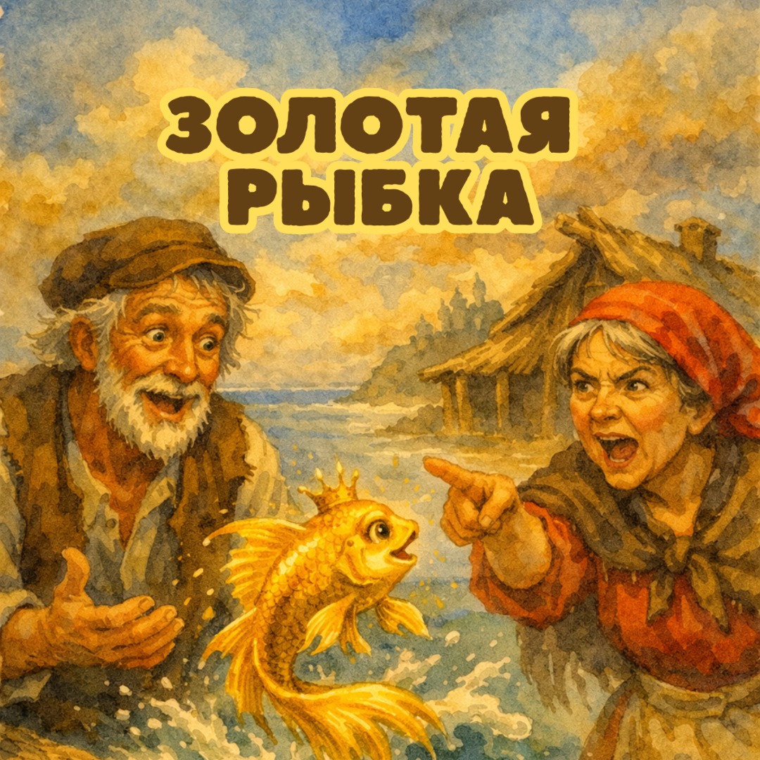 Детская сказка "Золотая рыбка"
